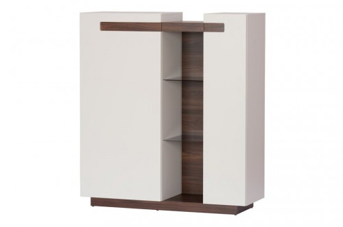 Комод високий 2-дверний KASHMIR 44 SZYNAKA кашмір / в'яз сангалло